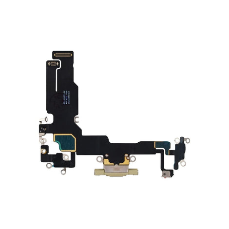 iPhone 15 Charging Port Flex Yellow Best Quality