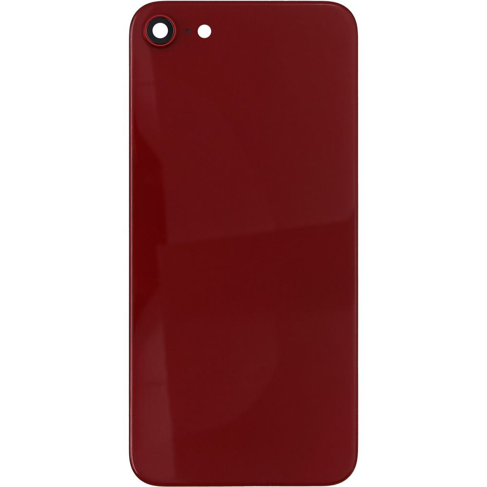iPhone 8 Back Glass W/ Camera Lens Red (No Logo) NO LOGO