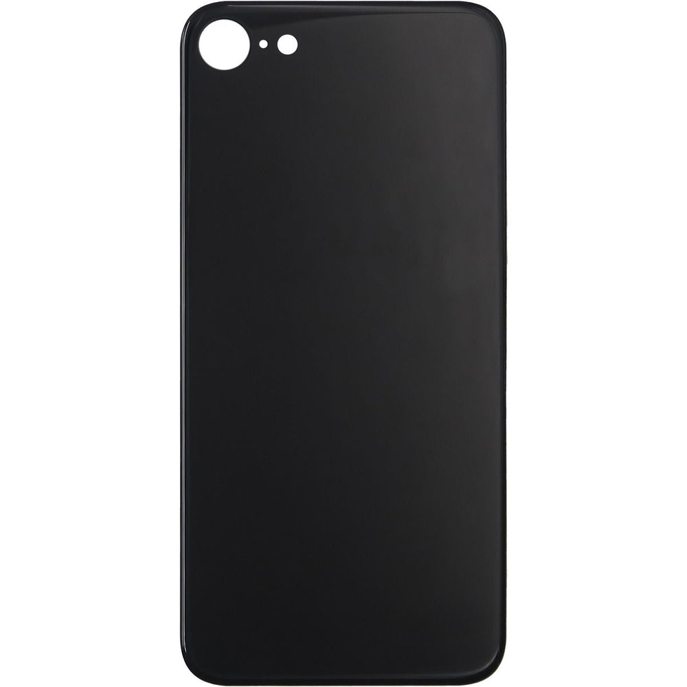 iPhone 8 Back Glass Without Camera Lens Black NO LOGO