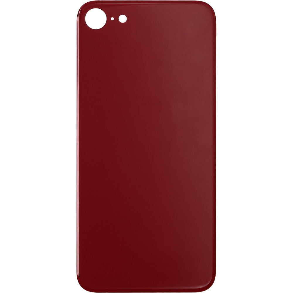 iPhone 8 Back Glass Without Camera Lens Red NO LOGO