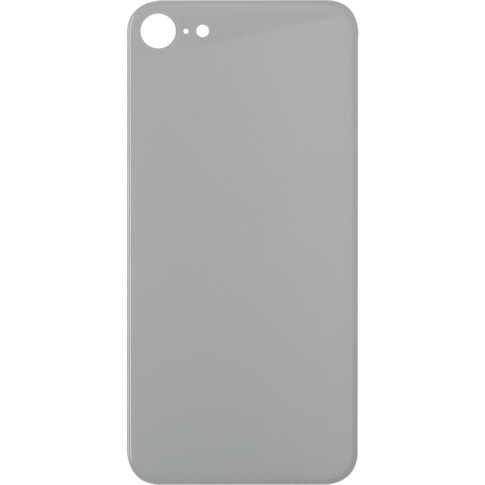 iPhone 8 Back Glass Without Camera Lens White NO LOGO