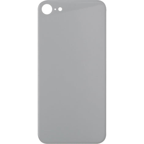 iPhone 8 Back Glass Without Camera Lens White NO LOGO