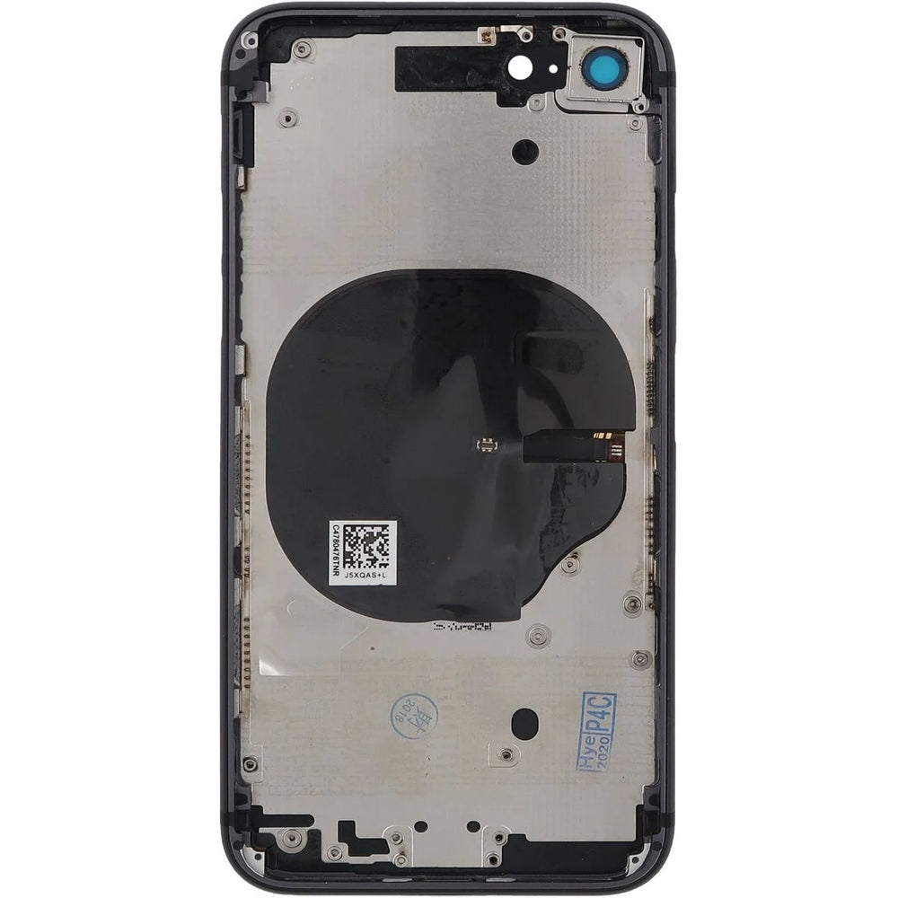 iPhone 8 Back Housing W/ Small Parts Black (OEM PULL)