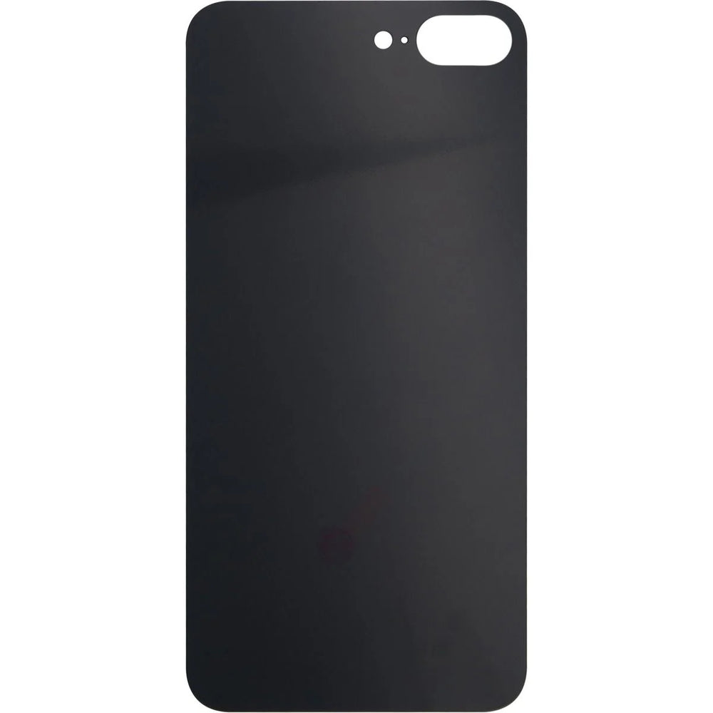 iPhone 8 Plus Back Glass Without Camera Lens Black NO LOGO