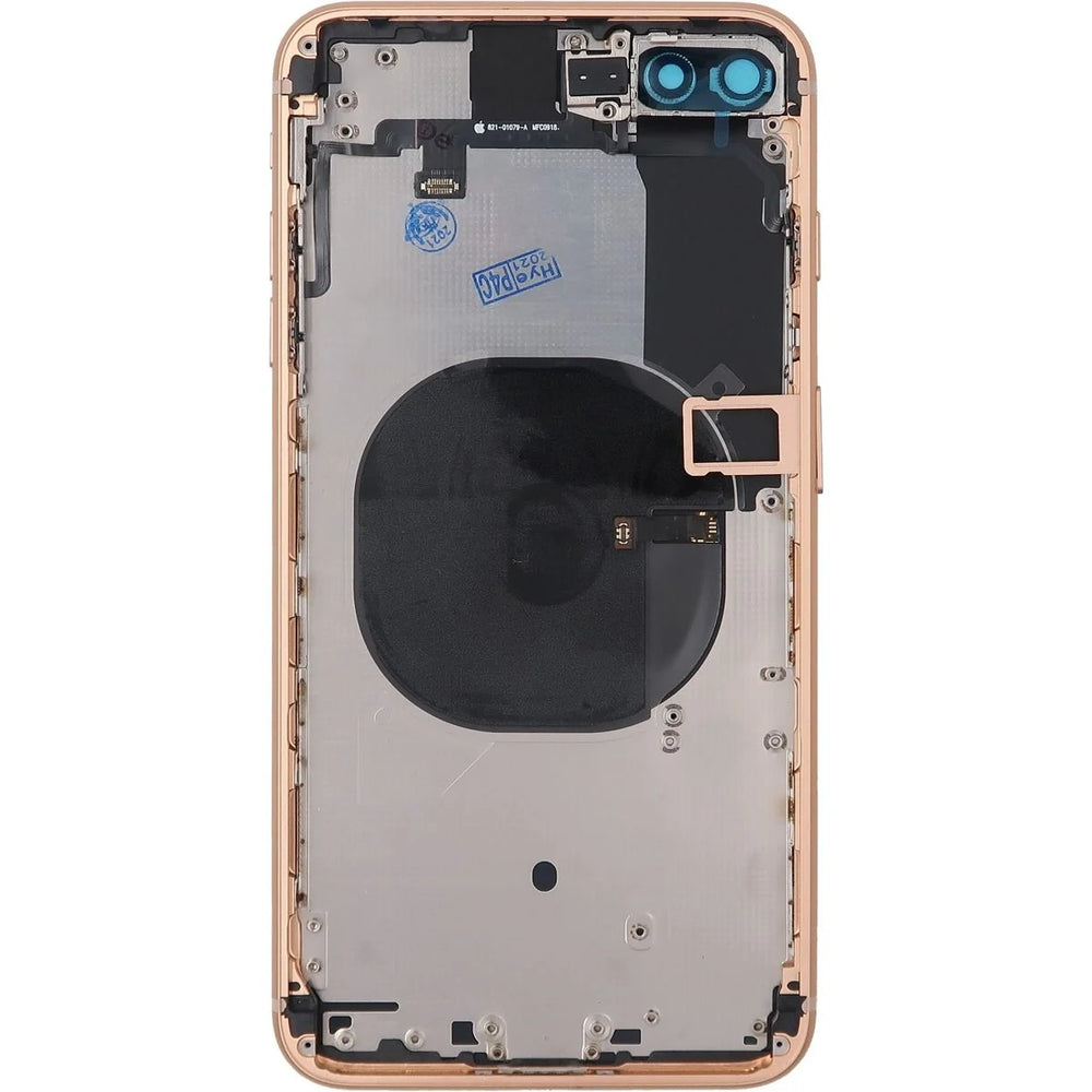 iPhone 8 Plus Back Housing W/ Small Parts Gold (NO WARRANTY) NO LOGO
