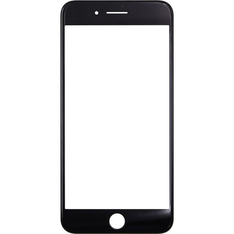 iPhone 8 Plus Glass With Frame And OCA Pre-Installed Black