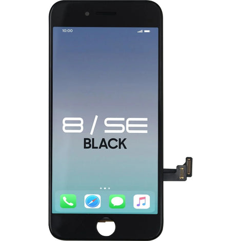 Brilliance Pro iPhone 8 / SE (2020) / SE (2022) LCD With Touch And Back Plate Black