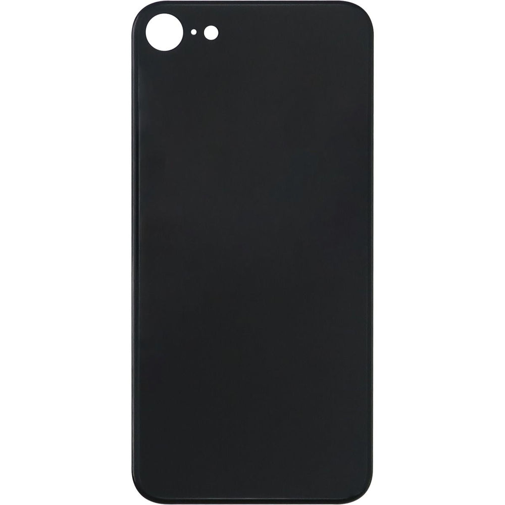iPhone SE 2020 Back Glass Without Camera Lens Black NO LOGO