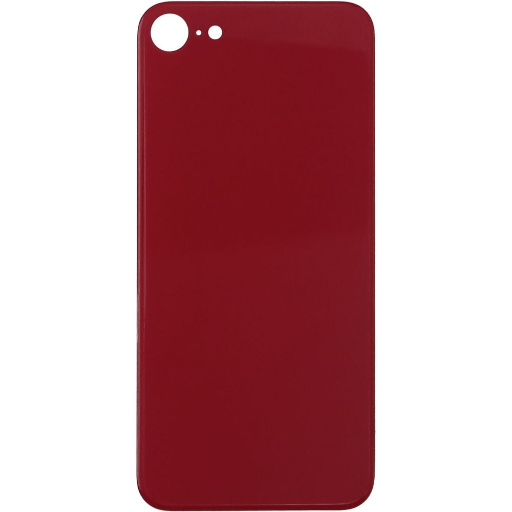 iPhone SE 2020 Back Glass Without Camera Lens Red NO LOGO