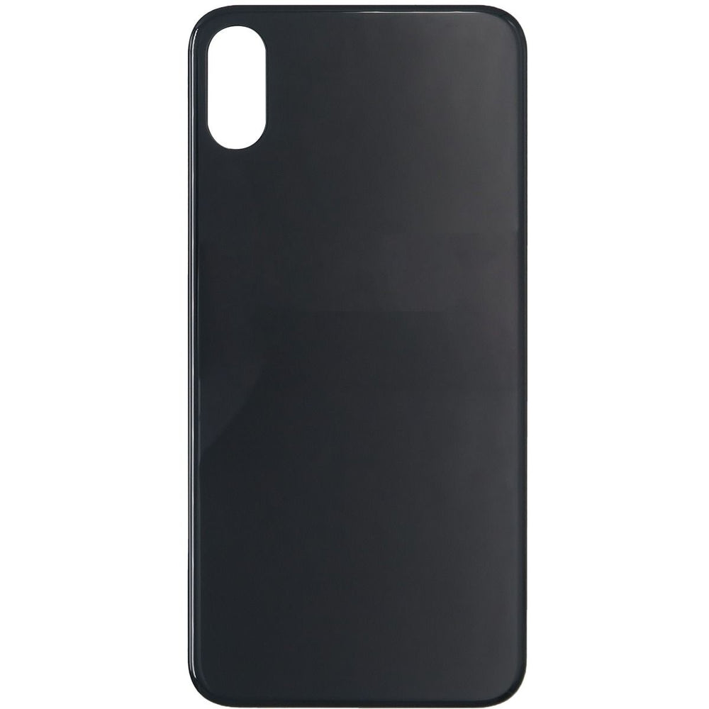 iPhone X Back Glass Without Camera Lens Black NO LOGO