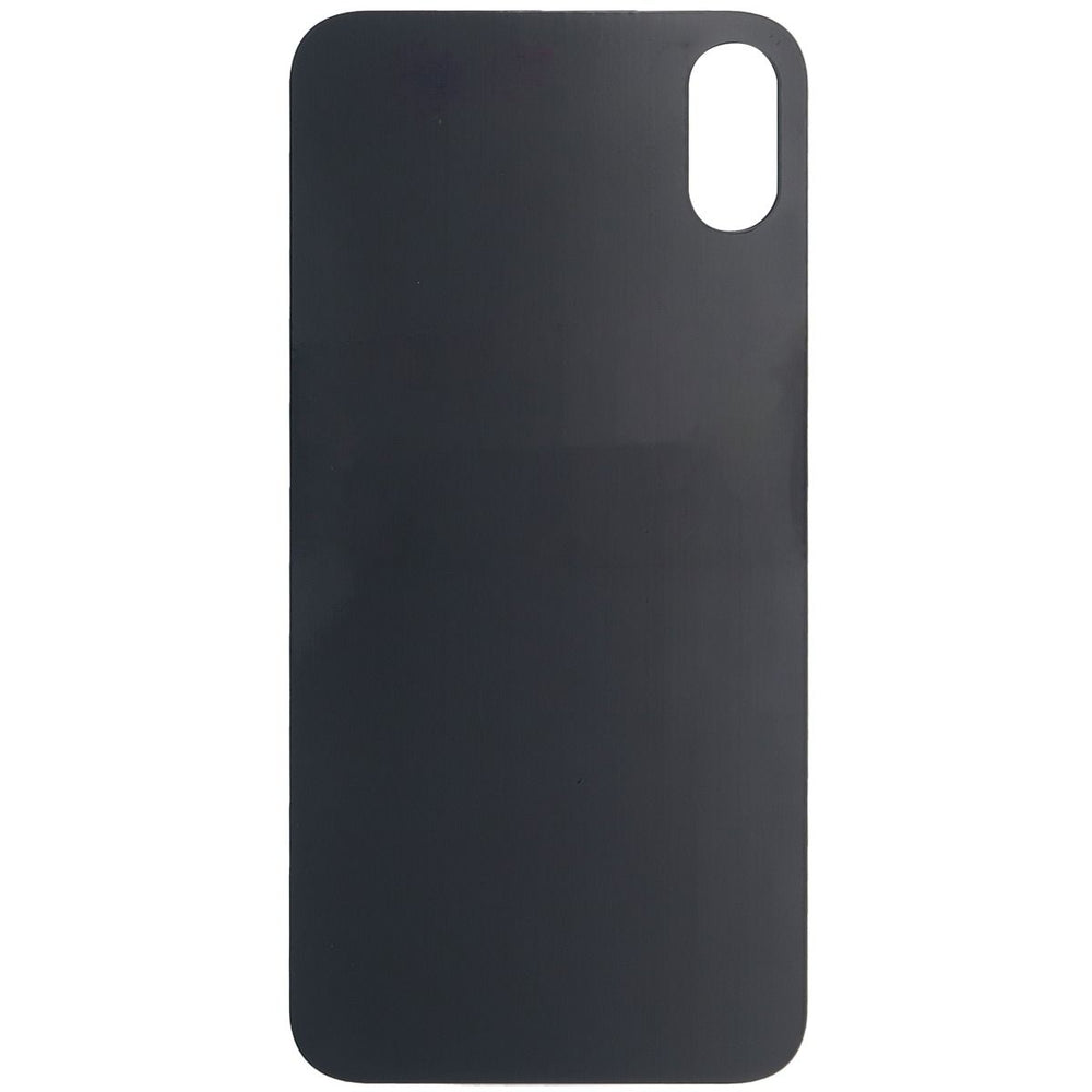iPhone X Back Glass Without Camera Lens Black NO LOGO