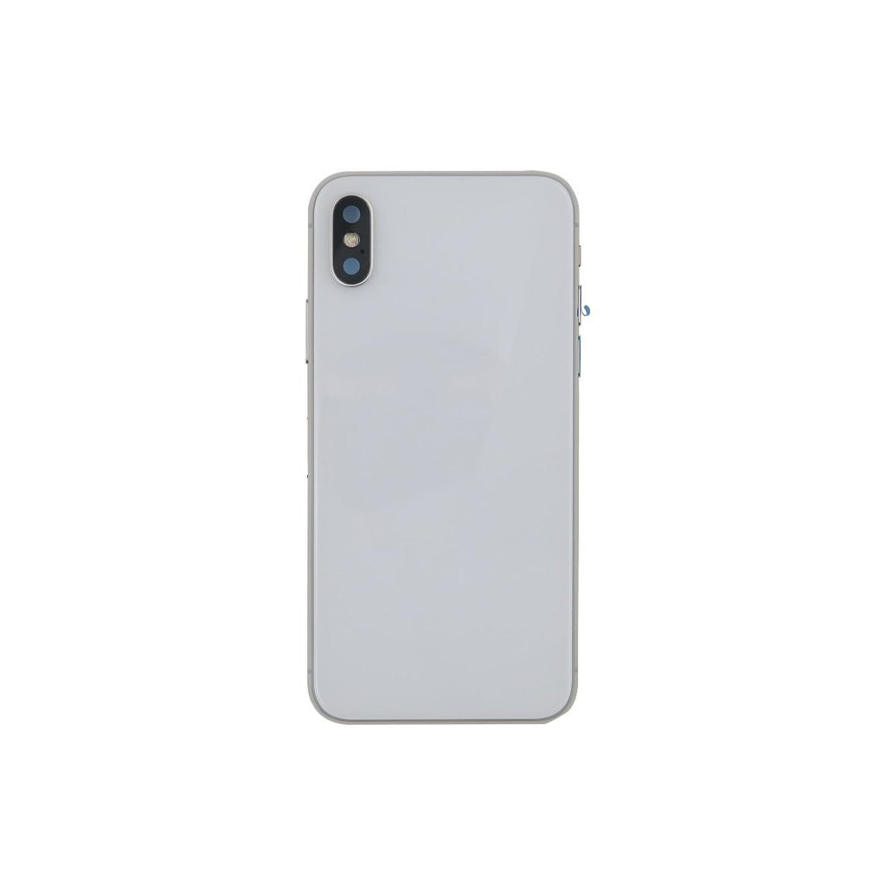 iPhone X Back Housing W/ Small Parts White (OEM PULL)