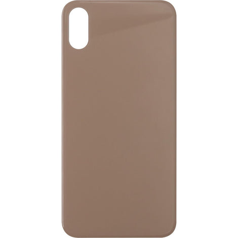 iPhone XS Back Glass Without Camera Lens Gold NO LOGO