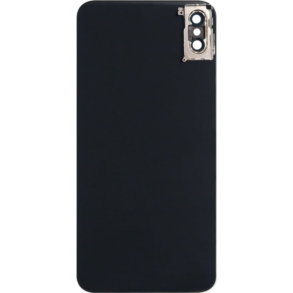 iPhone XS Max Back Glass With Camera Lens Black (No Logo) NO LOGO