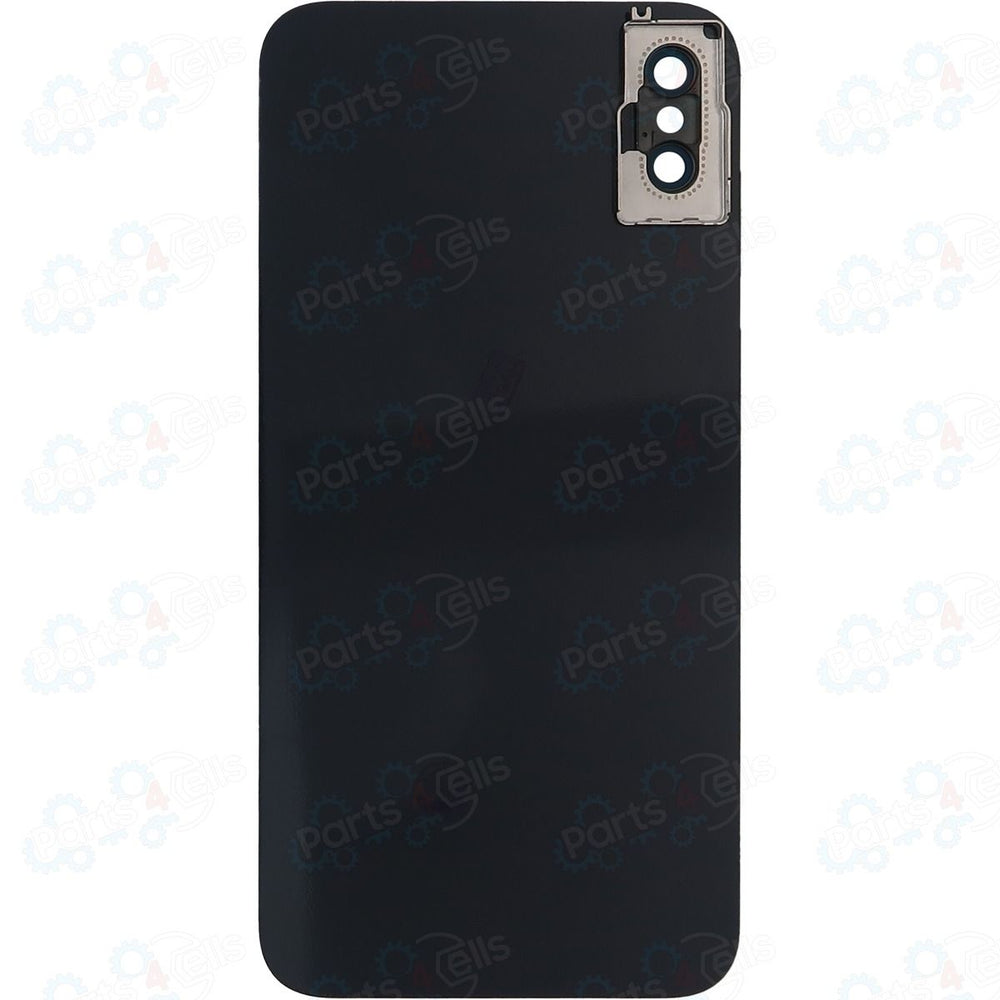 iPhone X Back Glass With Camera Lens Black (No Logo) NO LOGO