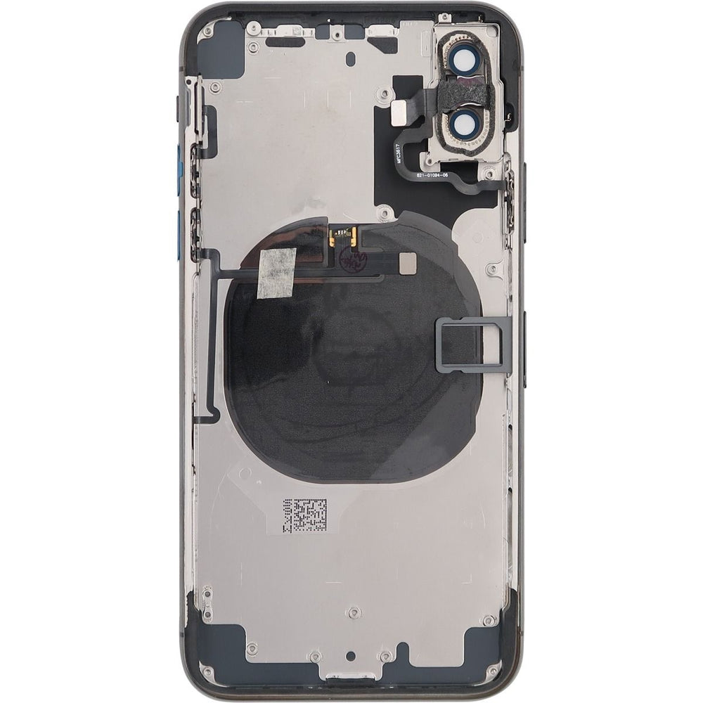 iPhone X Back Housing W/ Small Parts Black (NO WARRANTY) NO LOGO