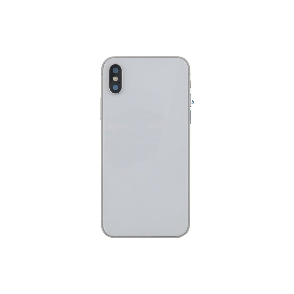 iPhone X Back Housing W/ Small Parts White (NO WARRANTY) NO LOGO