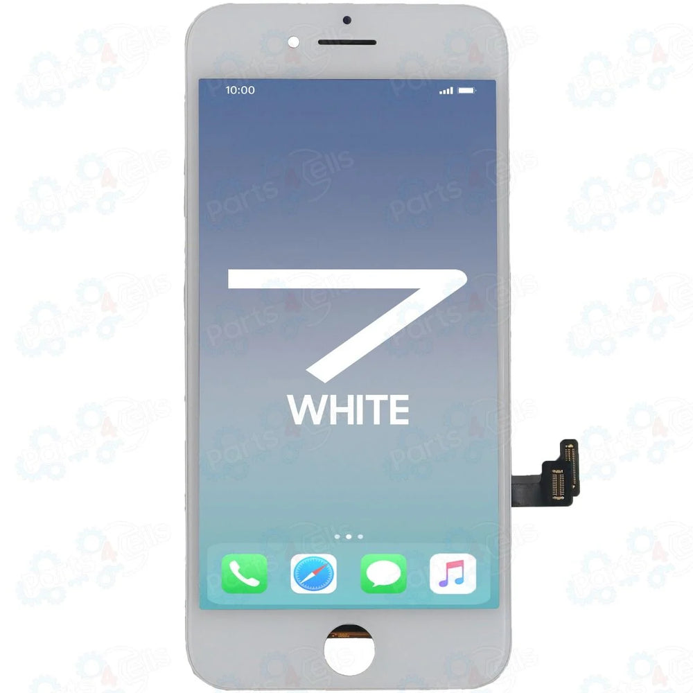 Brilliance iPhone 7 LCD With Touch And Back Plate White