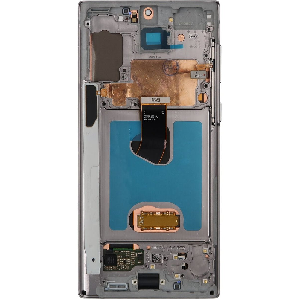 Samsung Note 10 LCD With Touch + Frame Aura Glow/ Silver (Refurbished OLED)