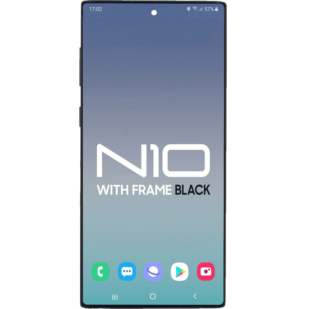 Samsung Note 10 LCD With Touch + Frame Aura Black (Refurbished OLED)