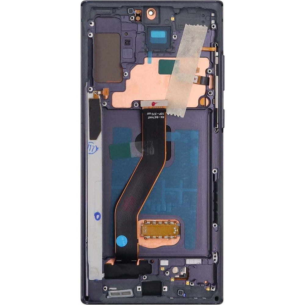 Samsung Note 10 Plus LCD With Touch + Frame After Market OLED Aura Black (Smaller Size)