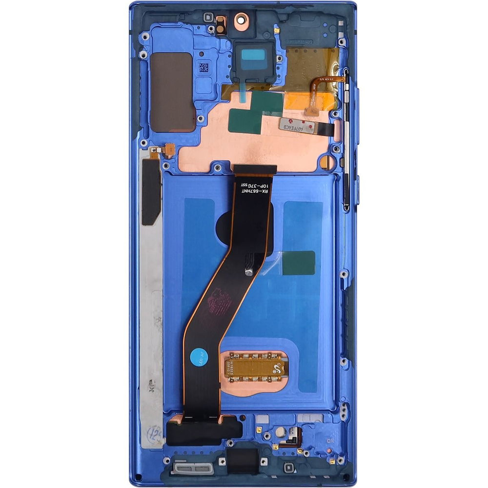 Samsung Note 10 Plus LCD With Touch + Frame After Market OLED Aura Blue (Smaller Size)