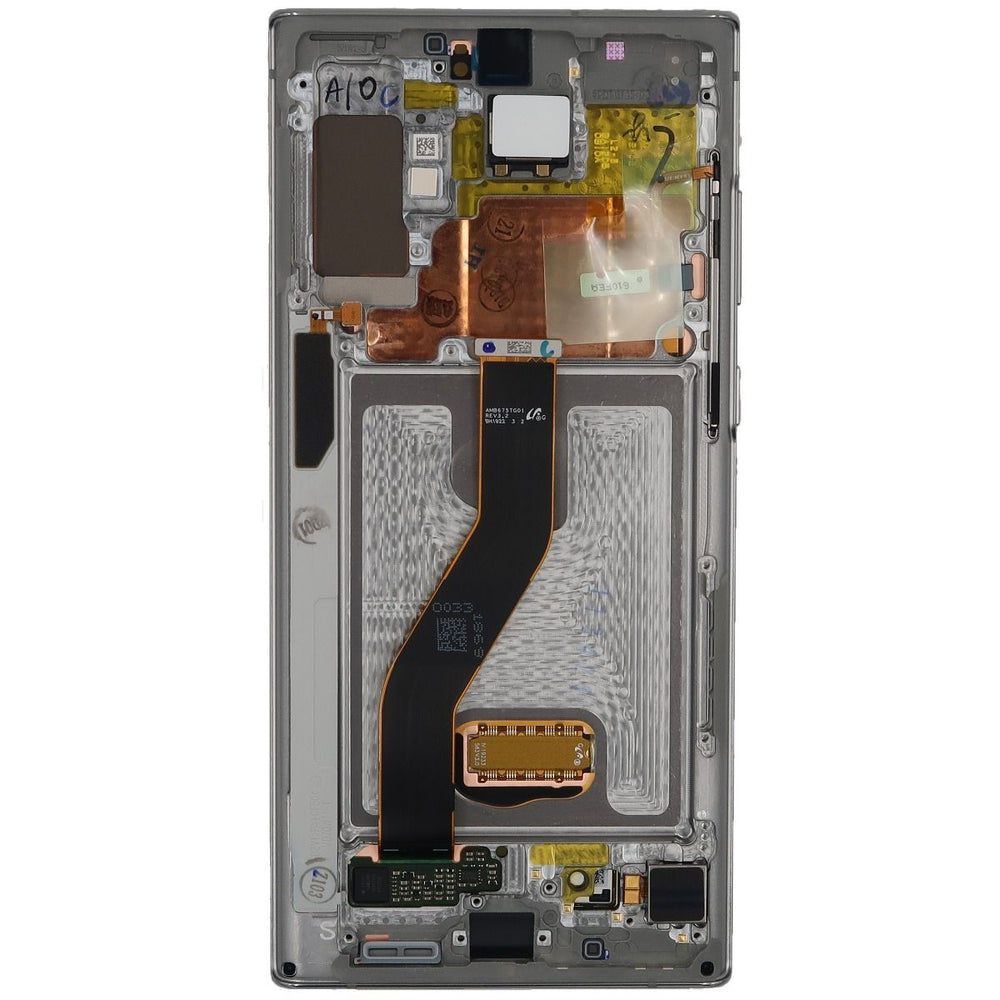 Samsung Note 10 Plus LCD With Touch + Frame Aura Silver (Refurbished OLED)