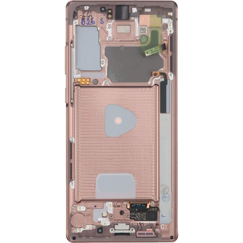 Samsung Note 20 LCD With Touch + Frame Mystic Bronze Service Pack