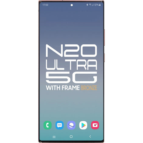 Samsung Note 20 Ultra 5G LCD With Touch + Frame After Market OLED Mystic Bronze (SMALL SIZE OLED) 6.67'