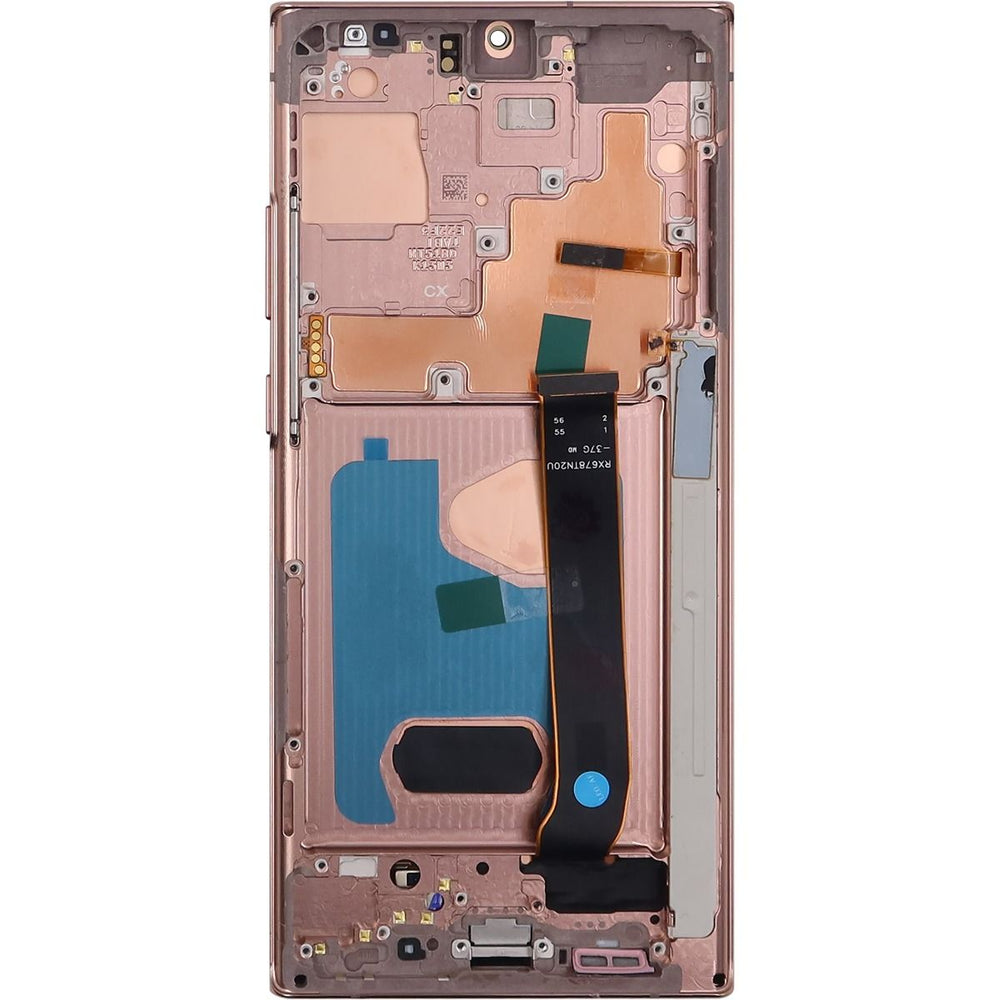 Samsung Note 20 Ultra 5G LCD With Touch + Frame After Market OLED Mystic Bronze (SMALL SIZE OLED) 6.67'