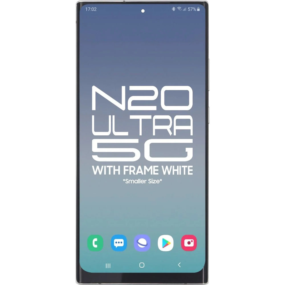 Samsung Note 20 Ultra 5G LCD With Touch + Frame After Market OLED Mystic White (BIG SIZE OLED) 6.78'