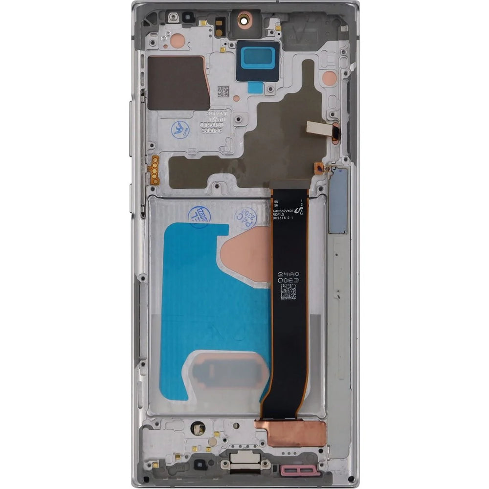 Samsung Note 20 Ultra 5G LCD With Touch + Frame After Market OLED Mystic White (BIG SIZE OLED) 6.78'