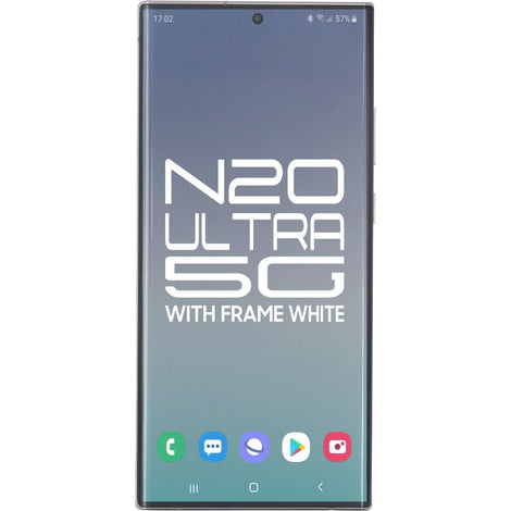 Samsung Note 20 Ultra LCD With Touch + Frame Mystic White Service Pack
