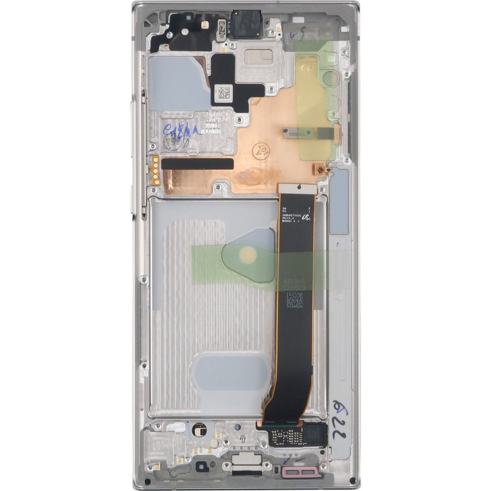 Samsung Note 20 Ultra LCD With Touch + Frame Mystic White Service Pack