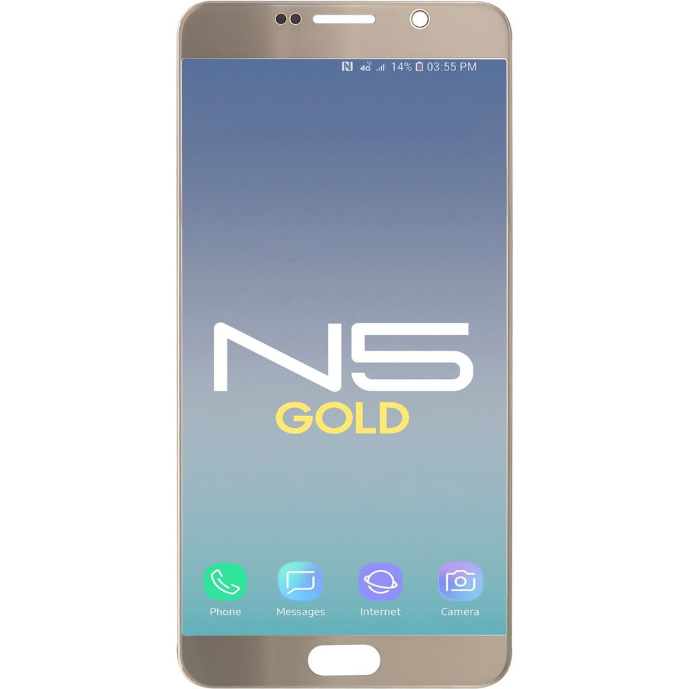 Samsung Note 5 LCD With Touch Gold