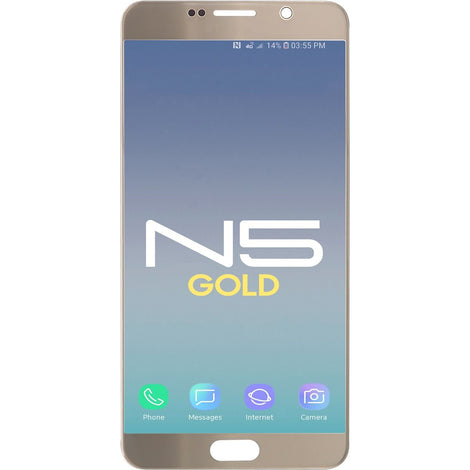 Samsung Note 5 LCD With Touch Gold