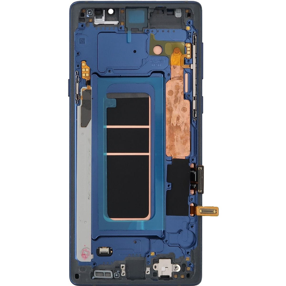 Samsung Note 9 LCD With Touch + Frame After Market OLED Coral Blue (Smaller Size)