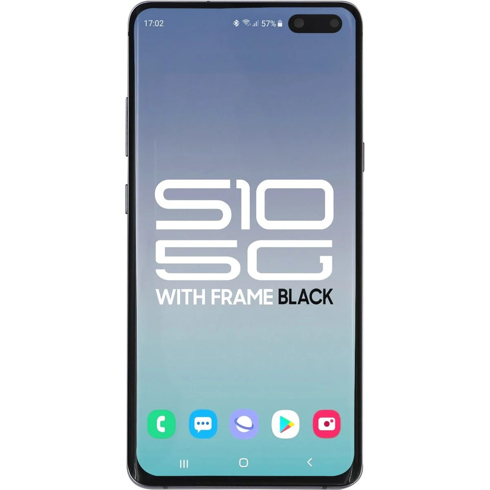 Samsung S10 5G LCD With Touch + Frame Majestic Black (Refurbished OLED)