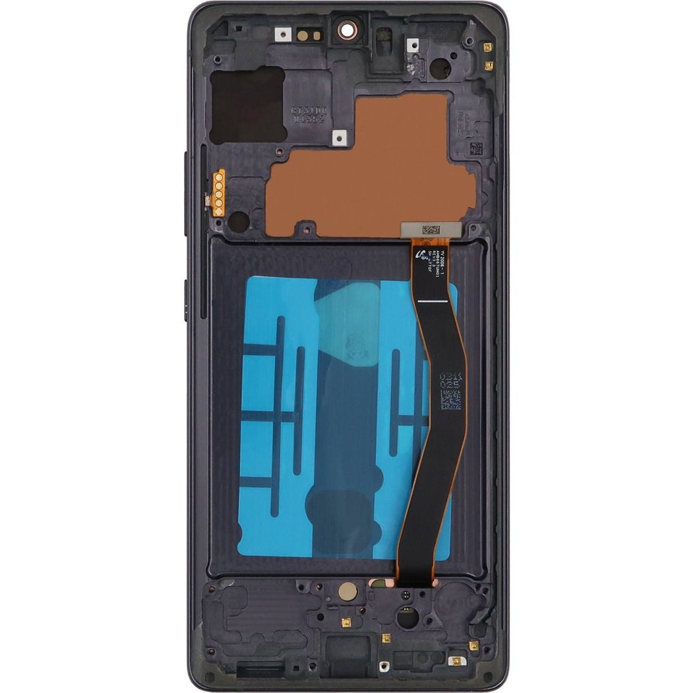 Samsung S10 Lite LCD With Touch + Frame Prism Black (Refurbished OLED)