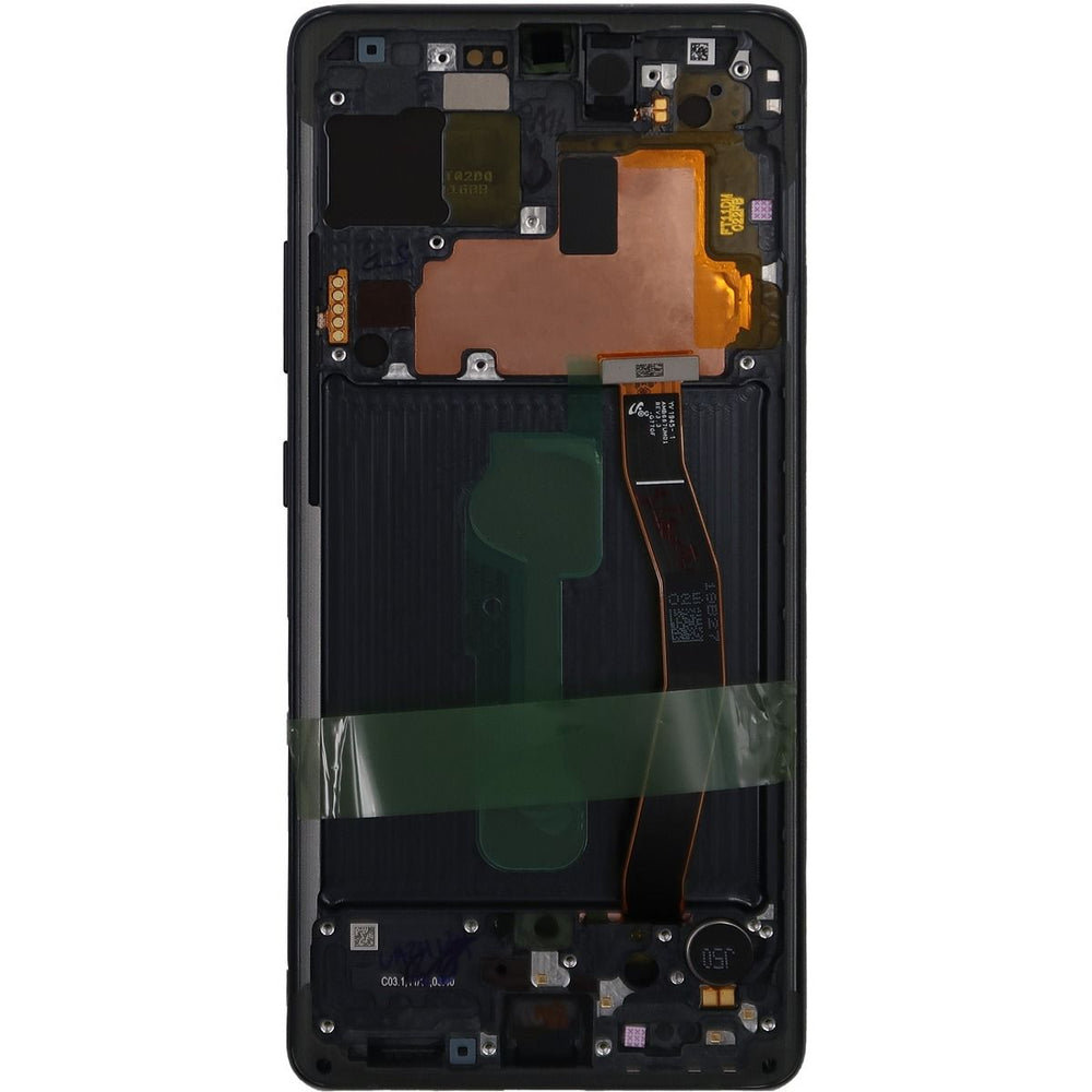 Samsung S10 Lite LCD With Touch + Frame Prism Black SERVICE PACK