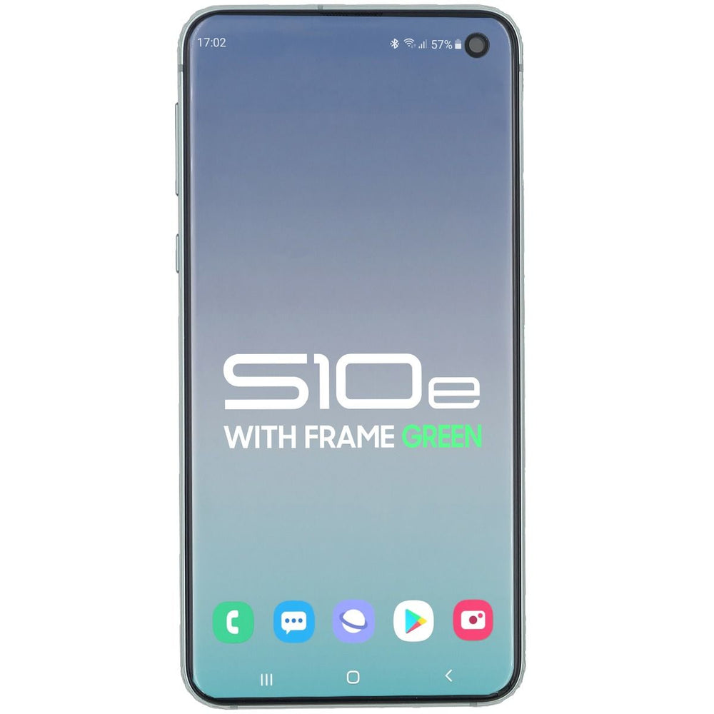 Samsung S10E LCD With Touch + Frame Prism Green SERVICE PACK