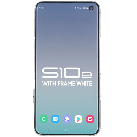 Samsung S10E LCD With Touch + Frame Prism White SERVICE PACK