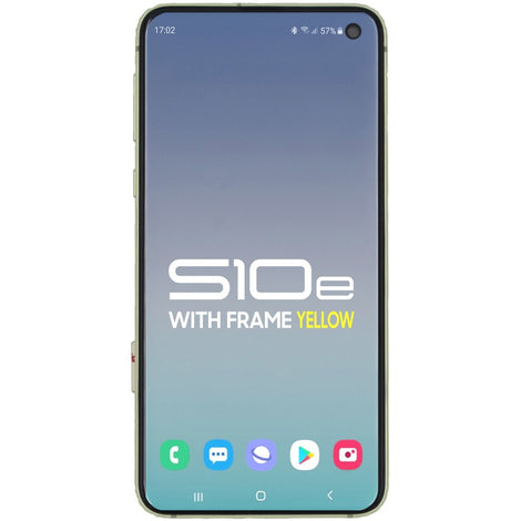 Samsung S10E LCD With Touch + Frame Canary Yellow SERVICE PACK