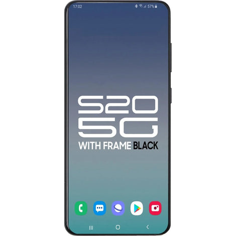 Samsung S20 5G LCD With Touch + Frame Cosmic Black (US SPEC NON VERIZON) (Refurbished OLED)