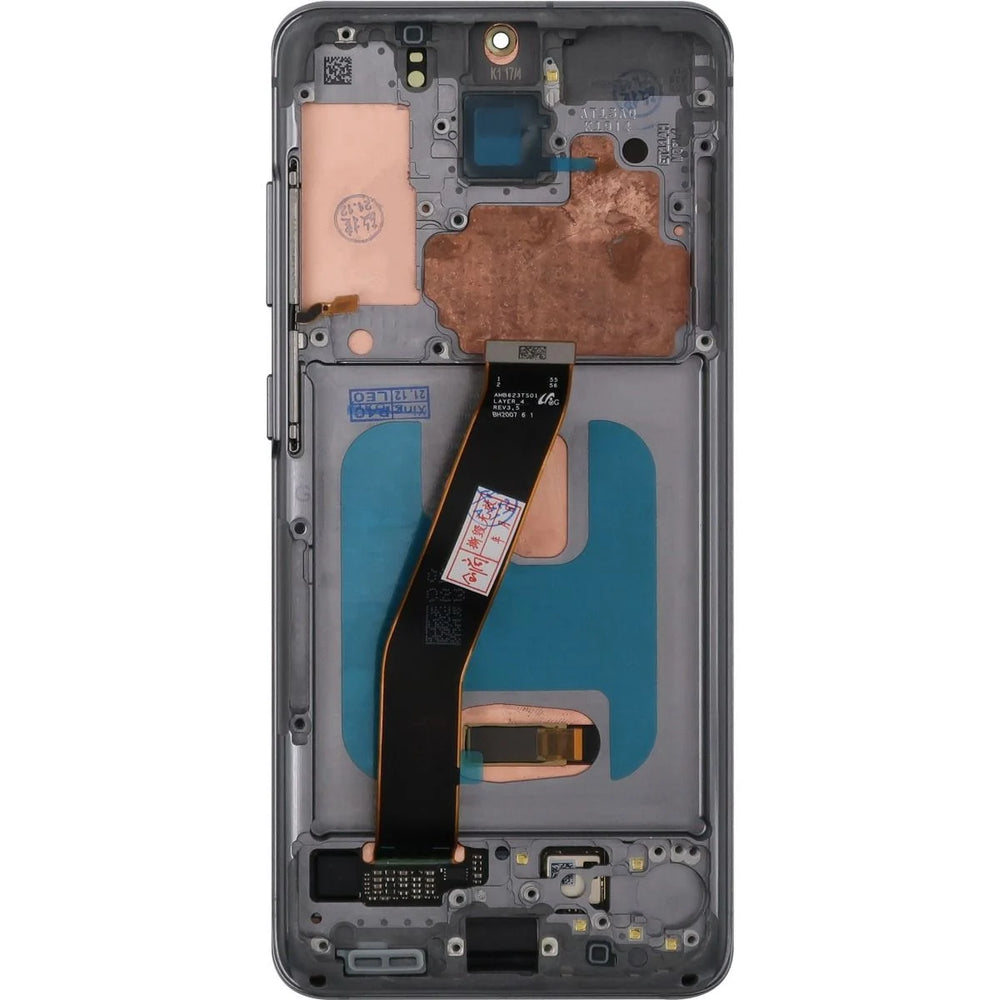Samsung S20 5G LCD With Touch + Frame Cosmic Grey (US SPEC NON VERIZON) (Refurbished OLED)