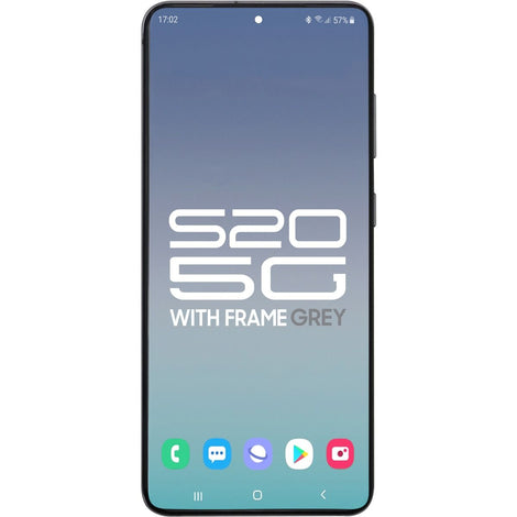 Samsung S20 5G LCD With Touch + Frame Cosmic Grey (Compatible W/ Verizon 5G UW Model) (Refurbished OLED)