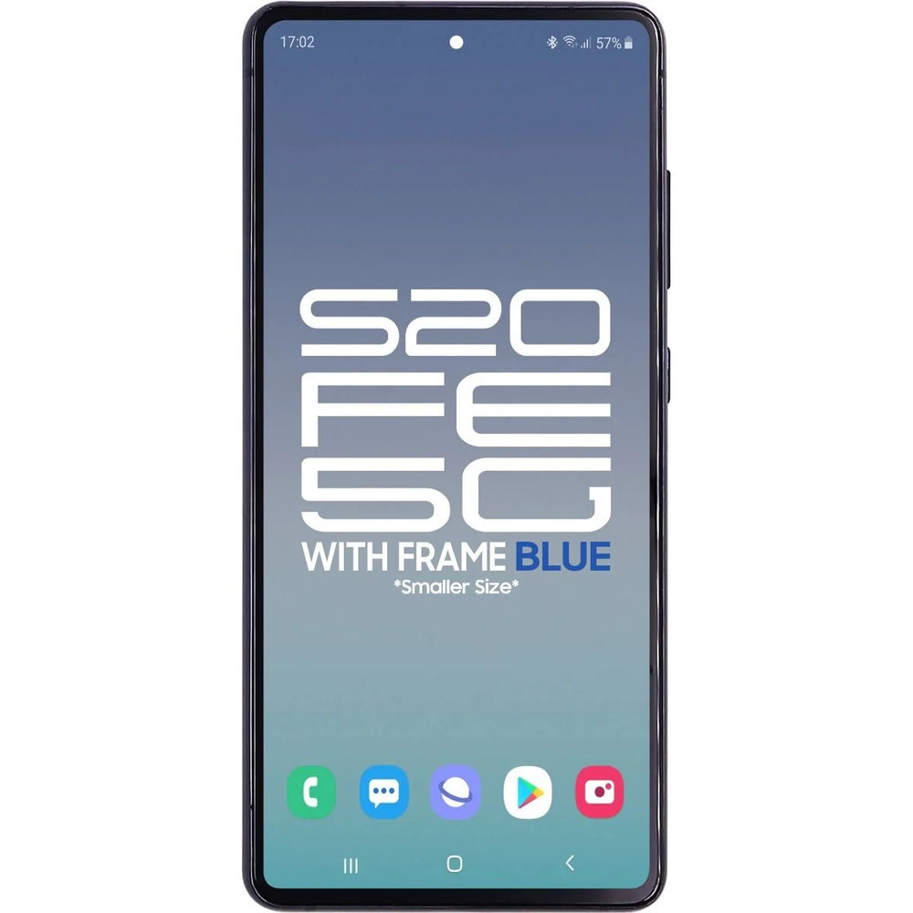Samsung S20 FE 5G LCD With Touch + Frame After Market OLED Navy Blue (Smaller Size)
