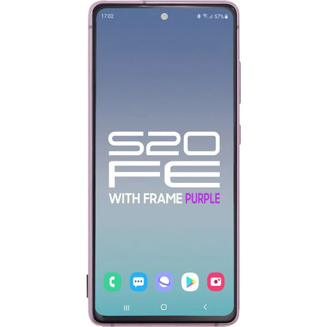 Samsung S20 FE 5G LCD With Touch + Frame Lavender (Refurbished OLED)