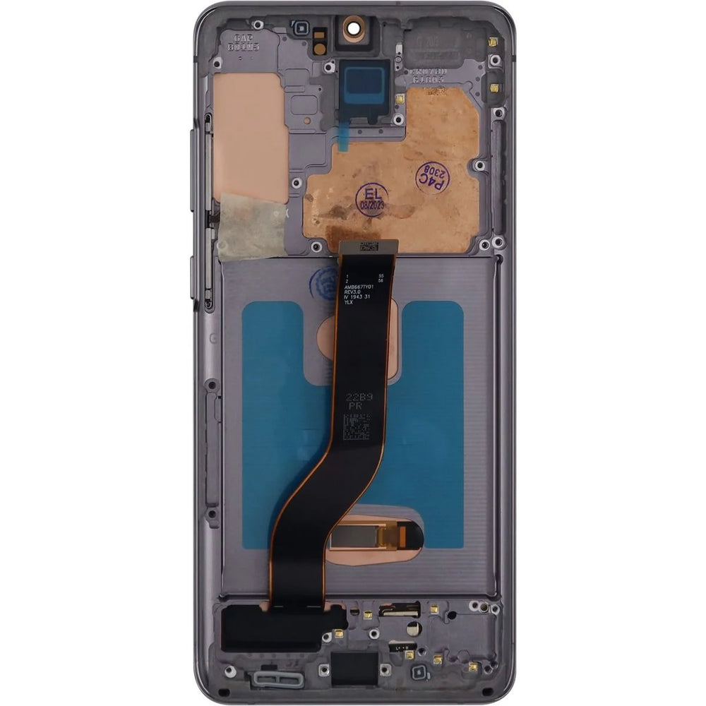 Samsung S20 Plus 5G LCD With Touch + Frame After Market OLED Cosmic Grey (Smaller Size)