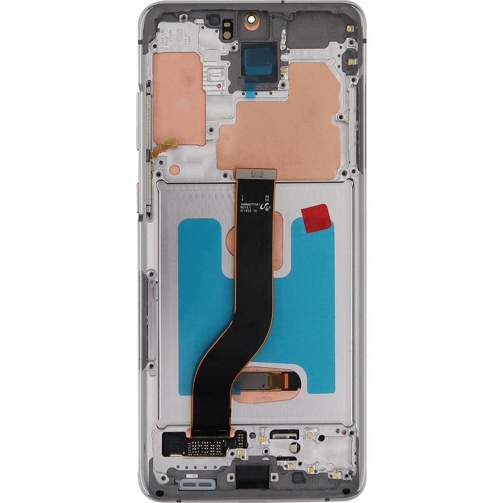 Samsung S20 Plus 5G LCD With Touch + Frame Cloud White (Refurbished OLED)